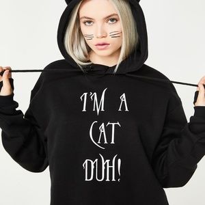Cat hoodie